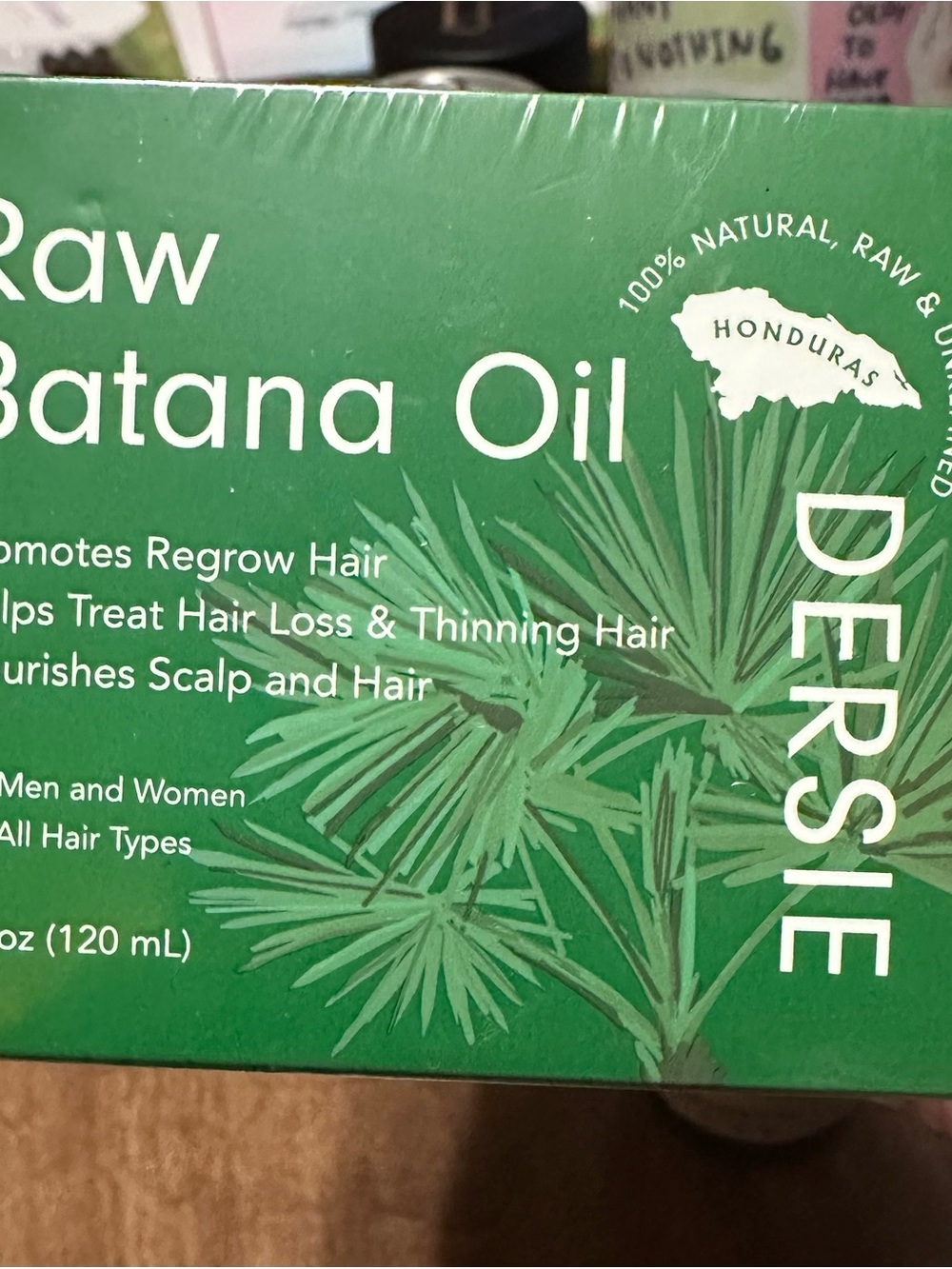 New DERSIE Raw Batana Oil for Hair Growth and Thinning Hair